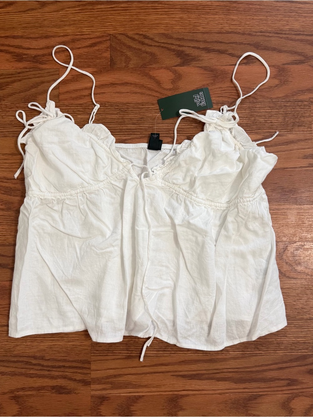 Wild Fable Ruffle Triangle Cup Babydoll Tank Top - Picture 4 of 5